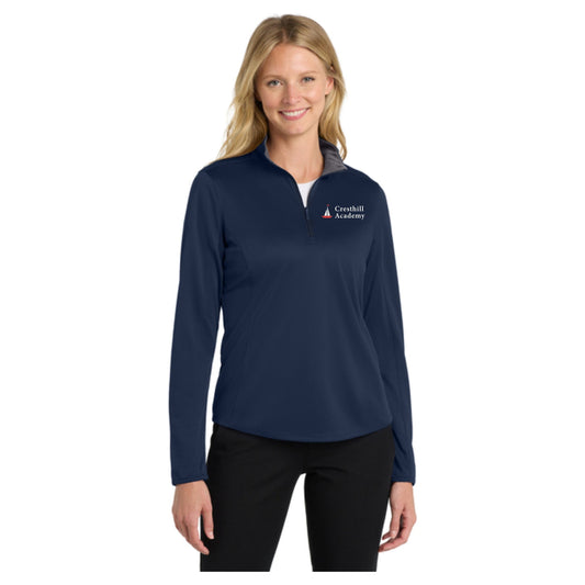 Port Authority® Women's Silk Touch™ Performance 1/4-Zip