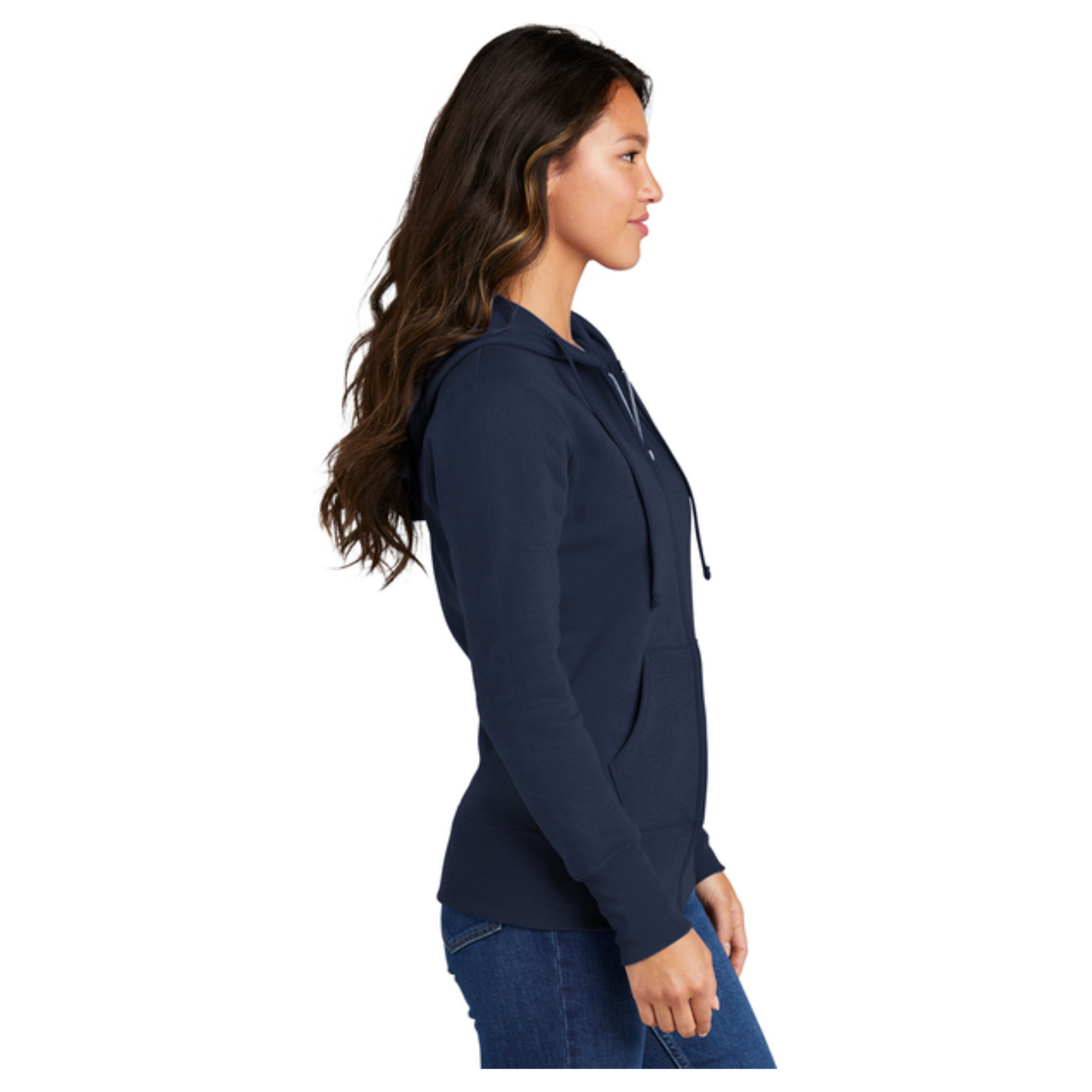 Port & Company® Women's Core Fleece Full-Zip Hooded Sweatshirt